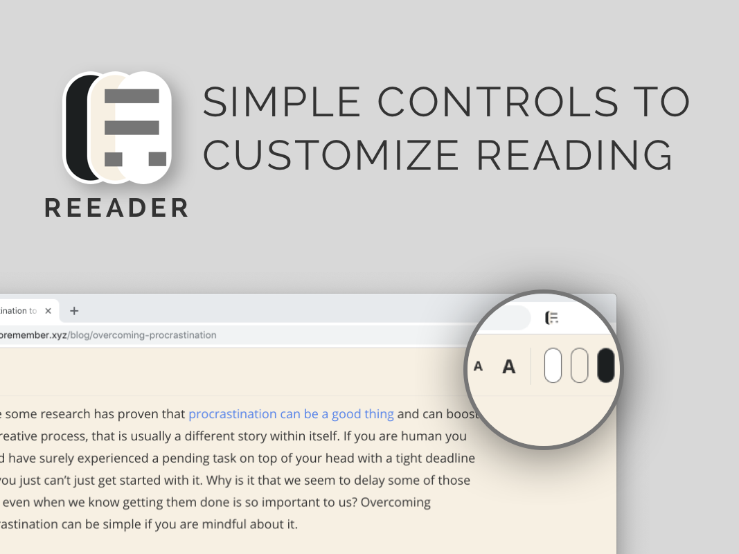 Reeader Minimal & Open source reader for Chrome by Paritosh Pundir on