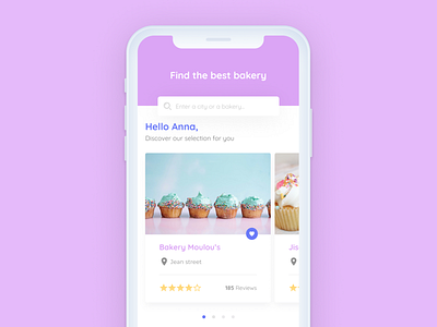 Find the best bakery 🧁 app bakery color design ui webdesign