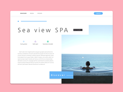 Take a relaxing break 🧘‍♀️🧘‍♂️ blue design relax sea space ui webdesign