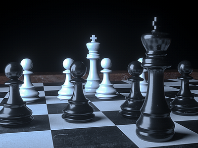 Chess King 3d art 3dmodeling cgi cinema 4d motiondesigner photoshop