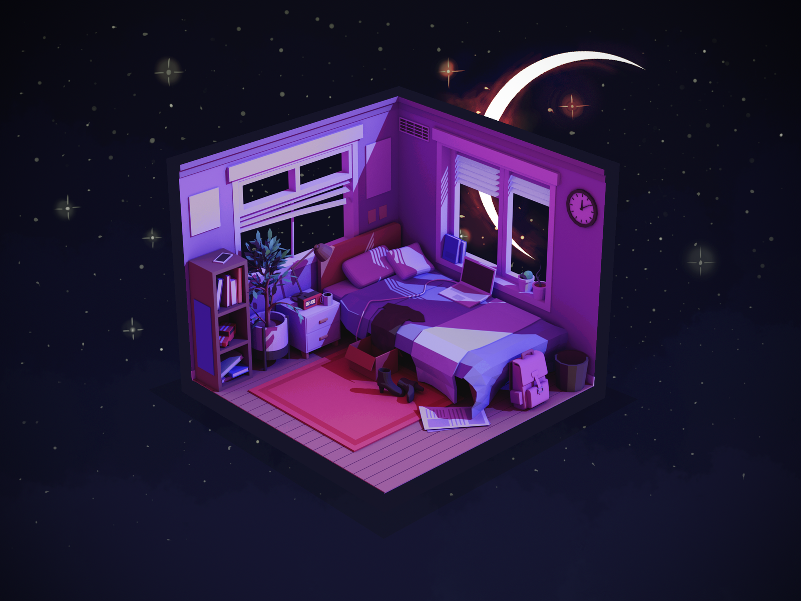 lonely-friday-night-by-mukul-negi-on-dribbble