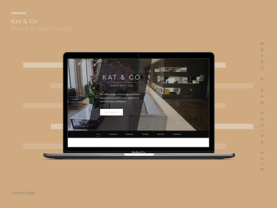 Kat Co brand branding design design agency graphic desgin header homepage webdesign webdesigner website website design