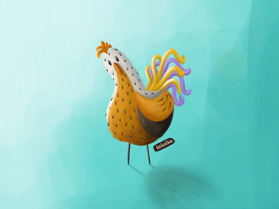 Chicken - 3 chicken crtanje drawing illustration illustrator ilustracija procreate