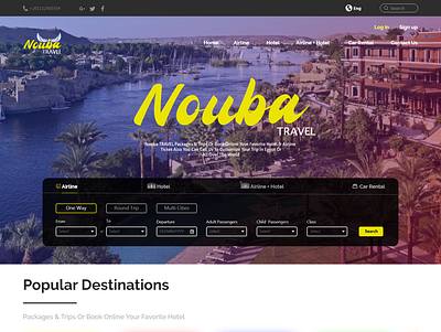 travel agency minimal ui ui ux ui design ux web web design