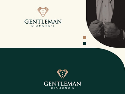 Gentleman Diamond's branding design graphic design icon identity illustration logo modern motion graphics simple design