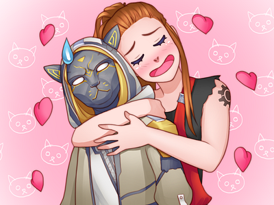 Ana Bastet meets Brigitte by Aquamine