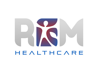 REM healthcare logo blue brand branding character clean design flat font icon identity illustration illustrator logo minimal type typography vector