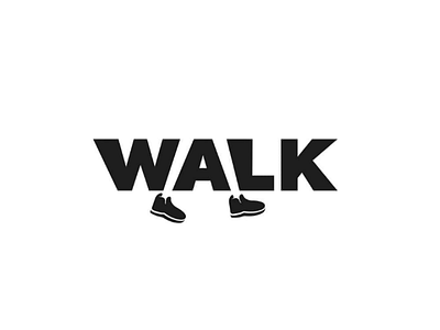 Walk logo concept art artist brand branding graphic design illustrator logo logo design logo maker logotype vector