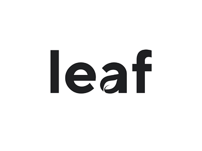 Leaf logo concept