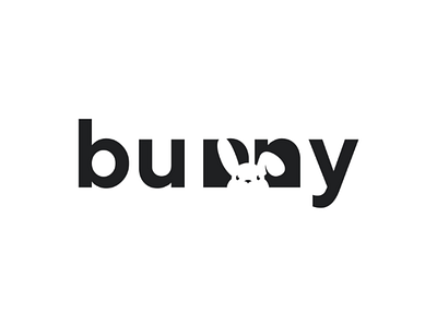 Bunny logo concept brand branding icon illustrator logo logo design logo maker logotype vector