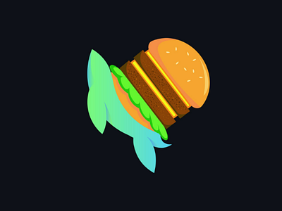 Turtle+Burger logo concept
