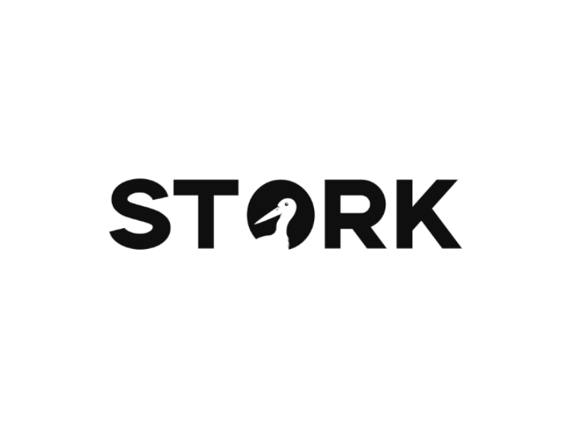 Stork logo concept by Alexander on Dribbble