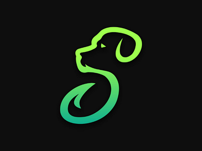 S+dog logo concept art artist dog logo illustrator logo logo design logo maker logotype vector