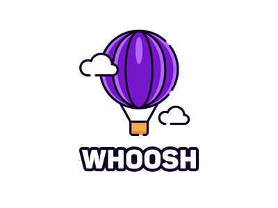 Hot air balloon logo "Whoosh"