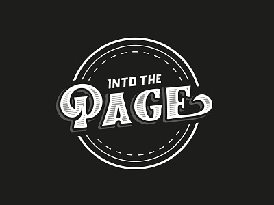 Vintage logo "Into the Page"