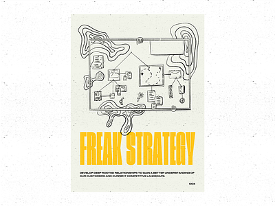 Poster Illustration Pt.4 board branding cover design freak illustration investigation lineart minimal outline procreate product simplicity strategy typography