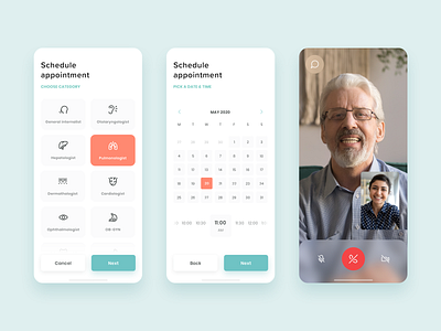 Telemedicine App - scheduling appointments