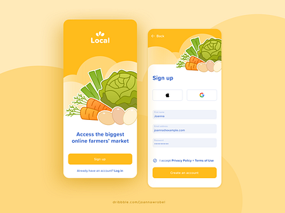 DailyUI 001 :: Sign up