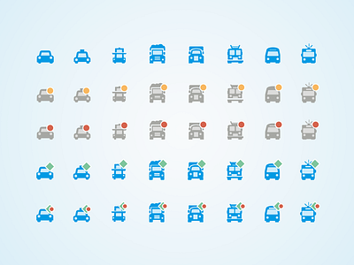 Vehicle Icons icons ui