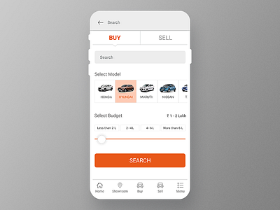 Car Search Filter car search clean creative color concept design flat icon layout page search search filter ui uiux website