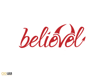 Believil Logo believe devil evil illustrator logo logo designer negative vibes sinner