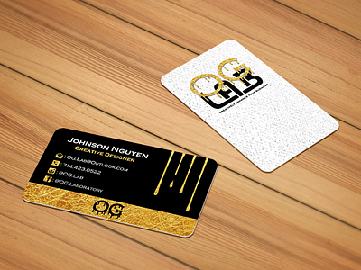 OG Lab Business Cards business card business card design business card designer business card mock up drip mock up og lab