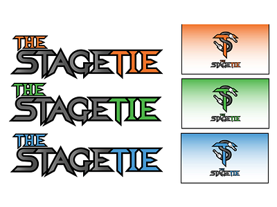 The Stage Tie Project accessory brand colors logotype musical instrumental accessory stagetie the stage tie