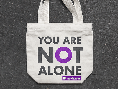 Tote Bag For Intersex Film Festival branding design identity tote bag typography