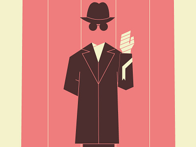 The Invisible Man hollywood illustration monster movie