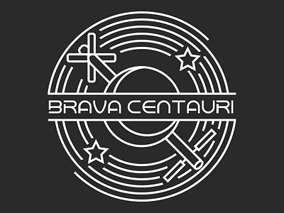 Brava Centauri epcot horizons illustration lines stamp walt disney world