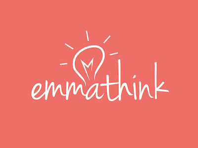 Emmathink branding lightbulb logo