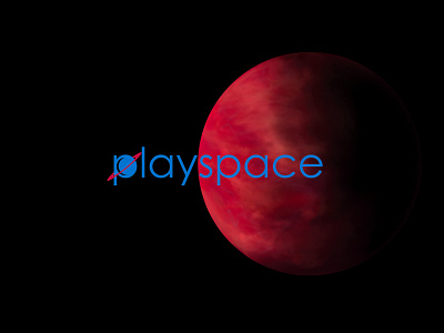 Playspace Logo illustration logo logo design space typography