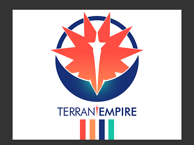 Terran Empire Re-Branding adobe illustrator earth illustrator lance logo logo design moon re brand space sun sword typography vector vector art