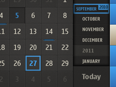 Calendar app calendar ixd nokia symbian os touchscreen ui