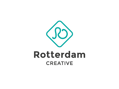 Rotterdamcreative brand icon identity logo