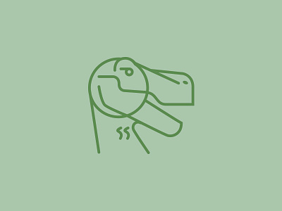 Dino dinosaur icon logo
