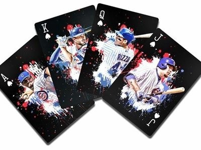 Custom deck of playing cards baseball branding chicagocubs design digital art digital design photomanipulation photoshop playingcards sports brand