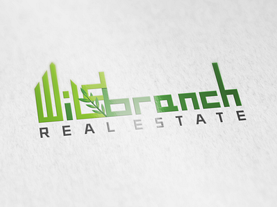 Wild Branch Real Estate branding design illustration logo real estate vector