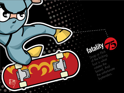 Trick a Day | Kickflip character character design illustration kickflip kpop ninjas ollie skateboarding skateboarding art taekwondo