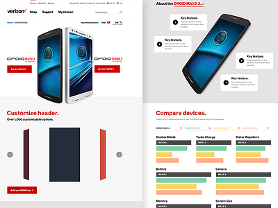 'Droid Does' Landing Page Concept for Verizon
