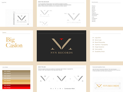 Visual Identity Presentation for NVN Records - Ekeh Jasper branding business design graphic design illustration logo marketing minimal positioning product typography ui user experience user interface ux