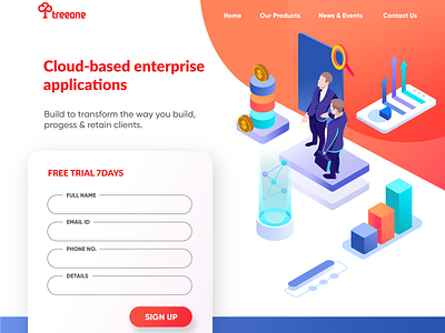 Treeone Landing page