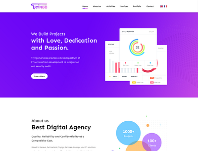 Tryngo Website Redesign design prototype redesign responsive design uidesign web design website