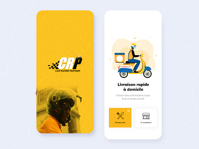 CRP Food Delivery App delivery app food mobile app mockup ui uidesign uiux