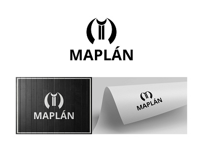 Maplan design logo vector