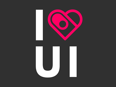 I Love UI app logo mobile sketch sketch app ui