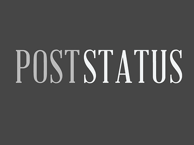 Post Status Lincoln logo