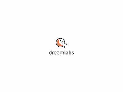 dream lab abstract icon logo modern simpel tech logo