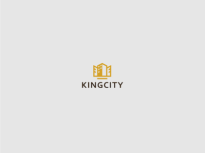 King City abstract brand branding clean design design icon line art logo modern negative space