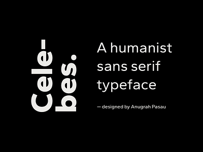 Celebes — Sans Serif Typeface branding design font font design free font geometric font modern font sans serif typeface typeface design typography